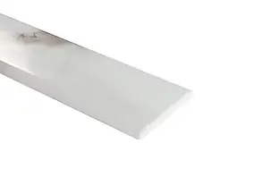 5 Plinthes carrelage blanc brillant L.60 x l.8 cm, Aria