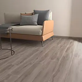5 Plinthes carrelage Urbanwood taupe l.8 x L.60 cm