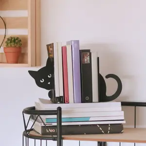 Serre-livres Hidden Cat