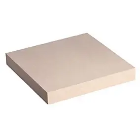 Chapeau de pilier plat blanc 40 x 40 cm
