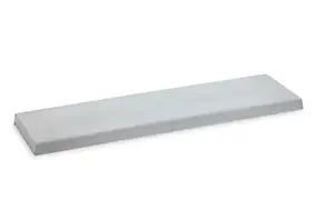 Couvre mur de mur plat finition lisse L.100 x l.30 x ep.4,5 cm gris ciment