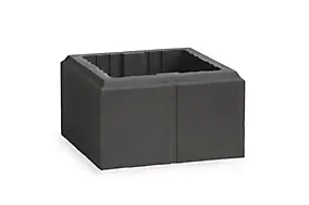 Elément de pilier 30 x 30 cm anthracite
