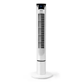 Ventilateur colonne oscillant Black + Decker 101cm 45W blanc
