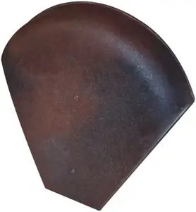 Fronton à double courbe/emboîtement russet Ep. 73 mm