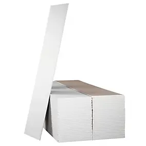 Plaque de plâtre standard BA13 NF Pladur 250 x 60 cm, ép.13 mm (vendue à la plaque)