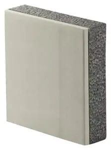 Doublage plaque de plâtre + polystyrène - L. 2,50 x l. 1,20 m x Ép. 9,5 + 80 mm