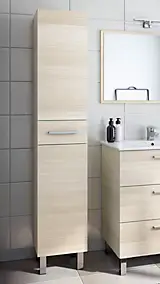 Meuble colonne de salle de bains l.35 cm effet bois Ondise