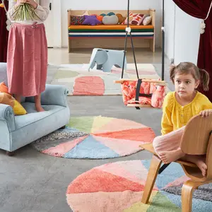 Tapis lavable rond Pie Chart Donna Wilson (120 cm)