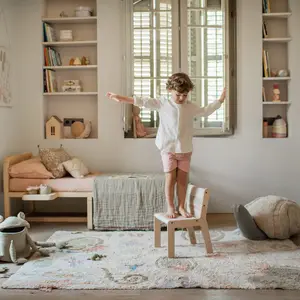 Chaise enfant Sillita Kaarol rose