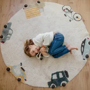 Tapis lavable Wheels (140 cm)