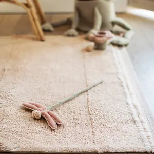 Tapis lavable Bloom Rose (90 x 130 cm)