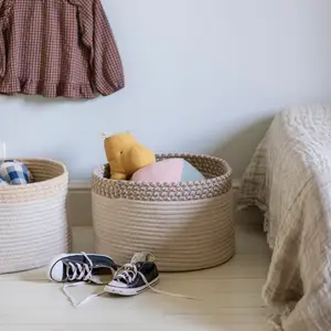 Panier de rangement Kilo caramel (25 x 40 cm)