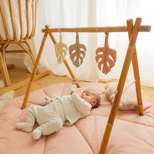 Lot de 3 jouets à suspendre bamboo Monstera
