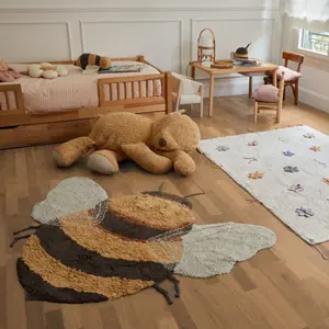 Tapis lavable Abeille (115 x 150 cm)