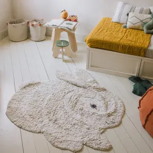 Tapis lavable Bunny (130 x 135 cm)