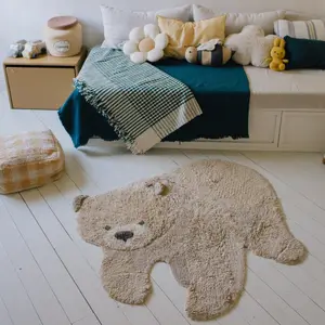Tapis lavable Bear (120 x 122 cm)
