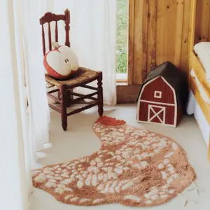Tapis lavable Poulet (100 cm)