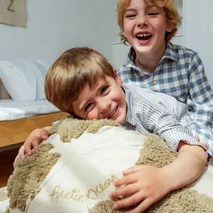 Pouf Carte du Monde Rugcycled