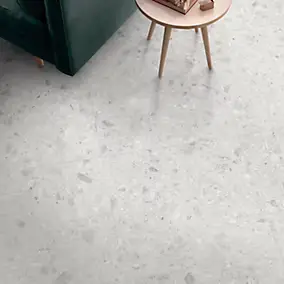 Carrelage sol et mur intérieur effet pierre ivoire L.60 x l.60 cm x ép.9 mm, Geotech