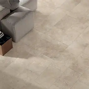 Carrelage sol et mur Crosscut beige 40 x 60 cm
