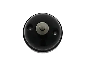 Bouton poussoir en saillie Fontini Garby Porcelaine noire