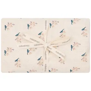 Housse de matelas à langer en nid d'abeille de coton bio Darling Opera