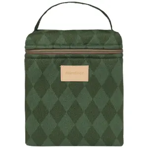 Sac isotherme pour biberon et déjeuner Hyde Park Forest Green Diamonds