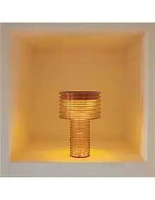 Lampe à poser extérieur solaire rechargeable USB orange H.25 cm 2 W IP44 Newgarden Ambar solar