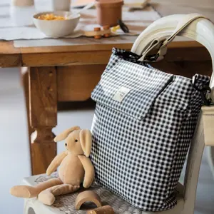 Sac a Langer I Love Vichy Noir