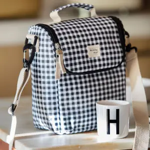Sac isotherme Biberons I Love Vichy Noir (4,3428 L)