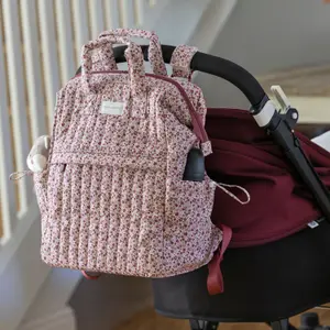 Sac à dos à langer Cherry Fleurs