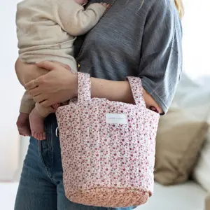 Sac Bucket Cherry Fleurs