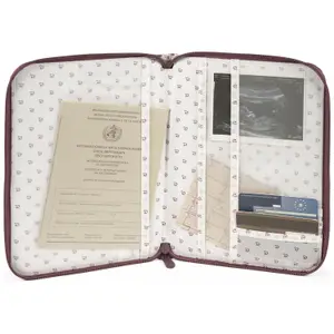 Protège carnet de santé Cherry Rayé