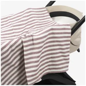 Drap housse pour nacelle et Lange Cherry Rayé