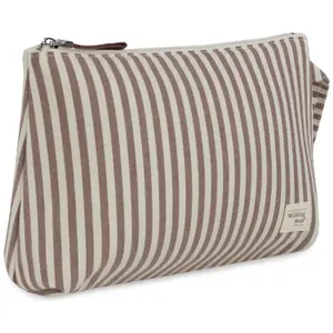 Trousse de toilette Praliné Rayures Moka