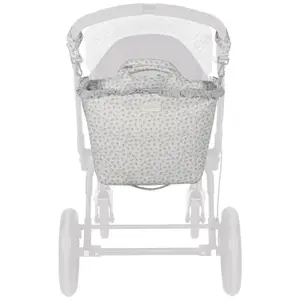 Sac à langer Little Bloom Fleurs Gris