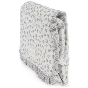Tapis à langer Little Bloom Fleurs Gris