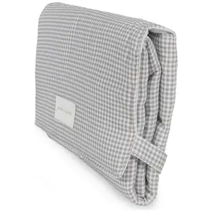 Tapis à langer Little Bloom Vichy Gris