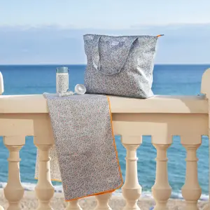 Serviette de plage Fleurs (70 x 140 cm)