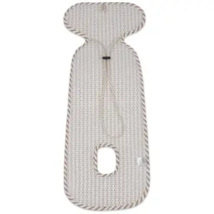 Assise pour siège-auto Praliné Rayures Moka