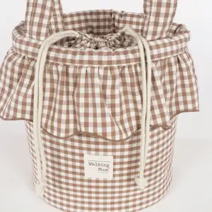 Sac Bucket Praliné Vichy Moka