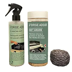 Kit de nettoyage pour plaque de cuisson plancha Forge Adour