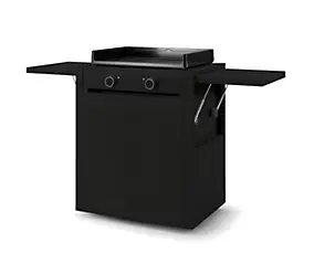 Chariot pour plancha Modern 60 cm en acier noir Forge Adour