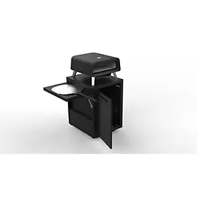 Desserte roulante pour four à pizza noir L.595 x P.721 x H.890 mm Forge Adour DRPIF N