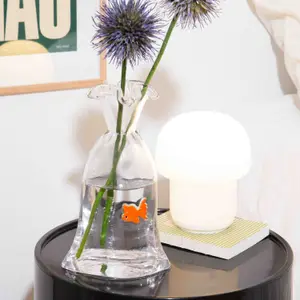 Grand vase poisson rouge