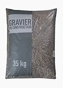 Graviers de construction pour béton 35kg