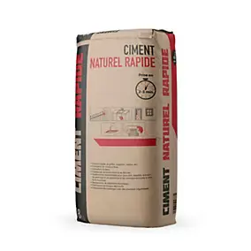 Ciment naturel prise rapide sac 18 KG