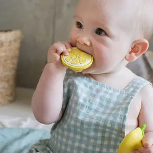 Mini jouet de dentition bébé Chewy John Lemon