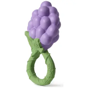 Hochet et anneau de dentition bébé 2 en 1 grappe de raisin