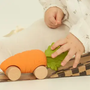Voiture et jouet de dentition bébé Cathy la carotte